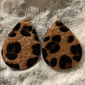 3/$20 Faux Leather Earrings